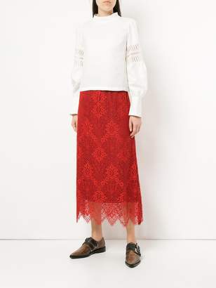 Aula embroidered skirt