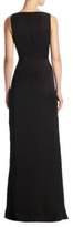 Thumbnail for your product : Halston Colorblock Asymmetrical Flounce Skirt Gown
