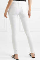 Thumbnail for your product : Frame Le Skinny De Jeanne Crop Mid-rise Jeans - White