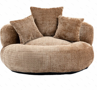 COOLMORE Lazy Sofa Durable Comfort Lounger High Back Bean Bag Chair Couch With Three Pillows for Adults and Kids, Indoor & Outdoor, Single Gaming Sof