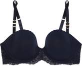 Thumbnail for your product : Stella McCartney Lace-trimmed Stretch-jersey Push-up Bra