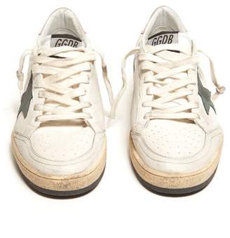 Golden Goose Ball Star Leather Trainers - Womens - Pink White