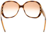 Thumbnail for your product : Chloé Oversize Tortoiseshell Sunglasses w/ Tags