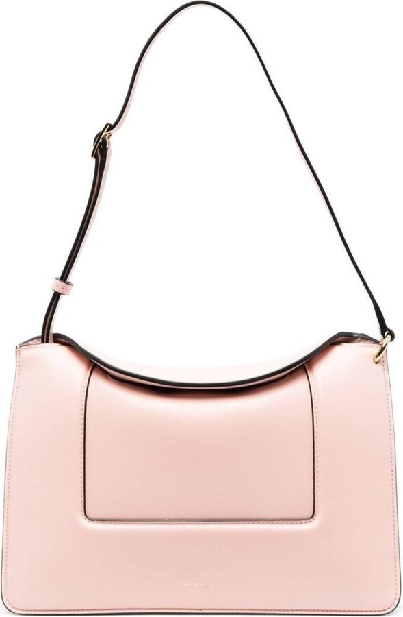Wandler 'Penelope' Pink Shoulder Bag with Logo Print in Leather Woman -  ShopStyle