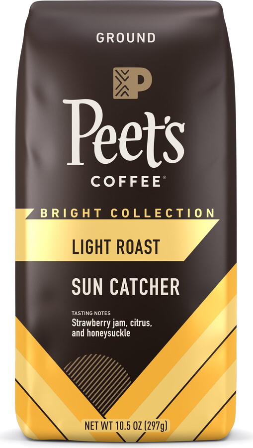Peet's Coffee Sun Catcher Premium Light Roast Ground Coffee, Arabica, 10.5 oz