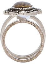 Thumbnail for your product : Vanessa Mooney The Empire Double Chain Ring