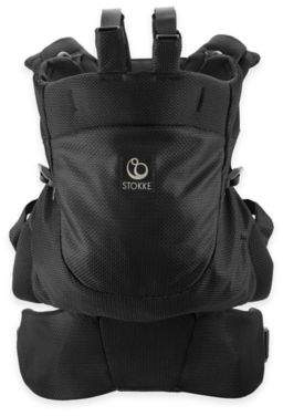 Stokke MyCarrier Front and Back Baby Carrier in Black Mesh