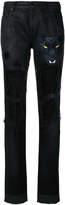 Thumbnail for your product : Marcelo Burlon County of Milan distressed trousers