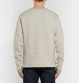 Thumbnail for your product : Neighborhood Logo-Appliqued Melange Fleece-Back Cotton-Jersey Sweatshirt - Men - Gray