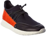 Thumbnail for your product : Arche Andy Leather & Suede-Trim Sneaker