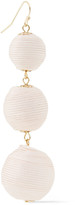Thumbnail for your product : Kenneth Jay Lane Gold-tone Cord Earrings