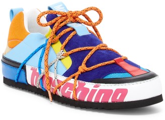 Moschino Colorblocked Low-Top Sneaker