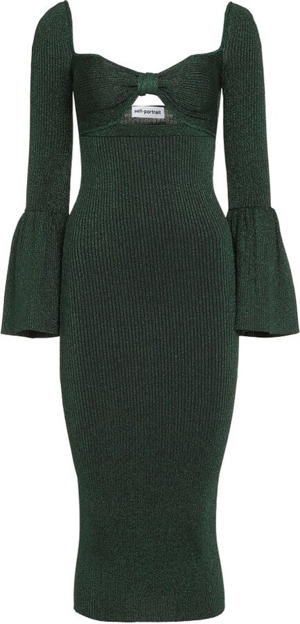 オールインワン・サロペット Self-Portrait Lurex Knit Midi Dress Self Portrait Lurex Longline Knit Cardigan Midi Dress | Buy