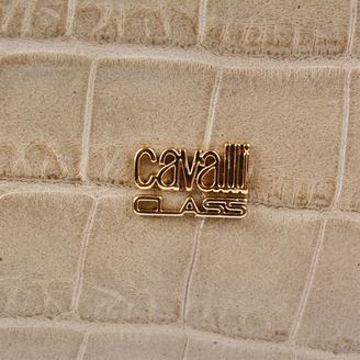 Class Roberto Cavalli Mock Croc Tote Bag