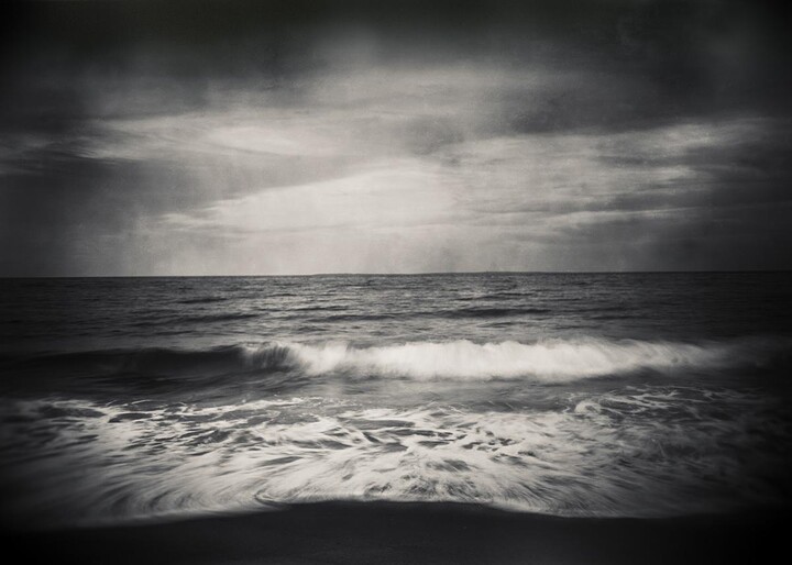 Ron Cowie, Like a Woman's Back - Black and White Photograph, Landscape, Ocean, Waves, Sea, 2014