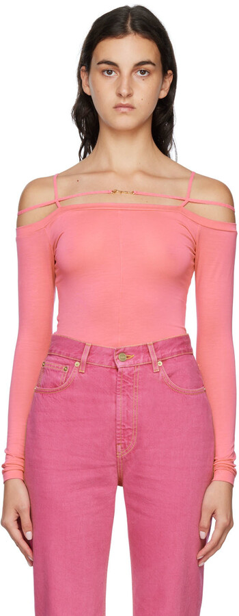 Le T-shirt Jacquemus pink - LES CLASSIQUES