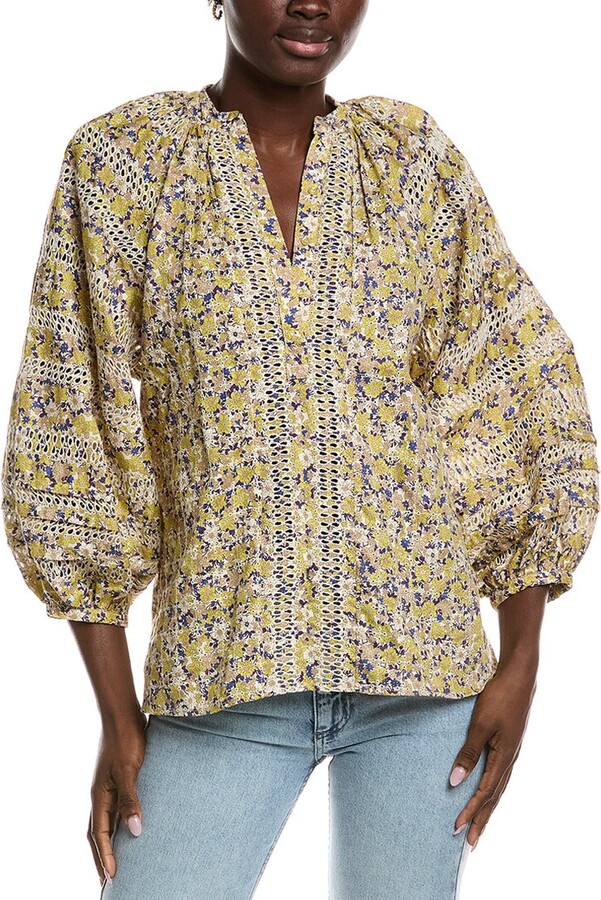 Maje Embroidered Top