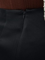 Thumbnail for your product : ATLEIN Draped Satin Mini Skirt - Black