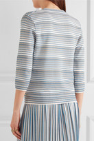 Thumbnail for your product : Bottega Veneta Jacquard-knit Cardigan - Blue