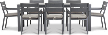 Vivant Rectangular 8 - Person 82'' Long Dining Set with Sunbrella Cushions
