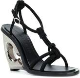 Thumbnail for your product : Alexander McQueen sculpted wedge sandal