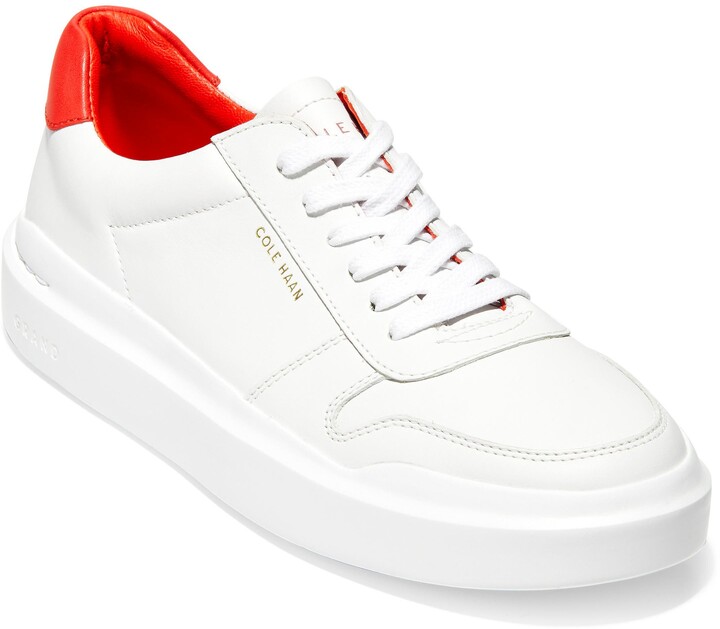 cole haan leather sneakers womens