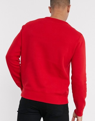 Polo Ralph Lauren sweatshirt in red with large chest pony logo