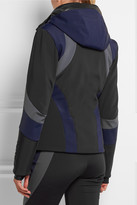 Thumbnail for your product : Fendi Leather-trimmed Padded Ski Jacket - Black