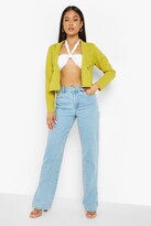 Thumbnail for your product : boohoo Petite Cropped Blazer