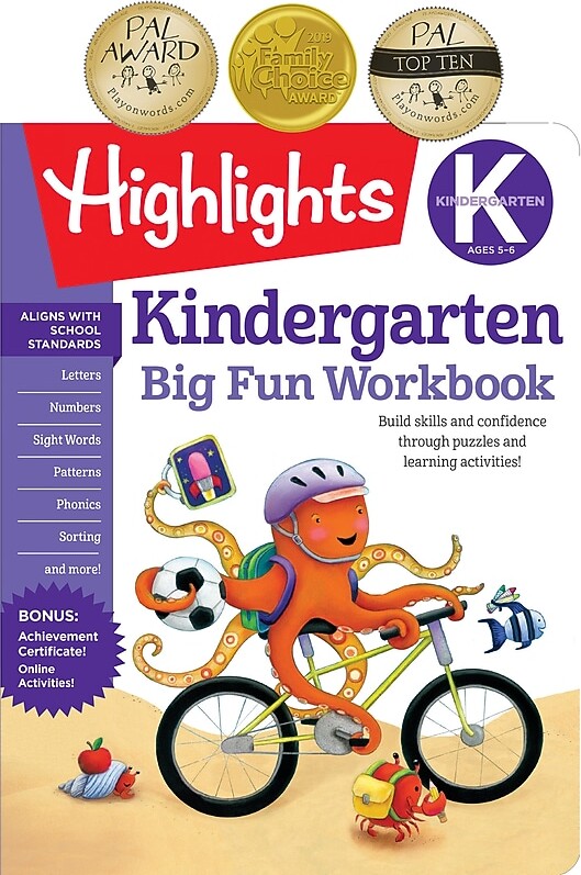 Highlights Big Fun Workbooks, Kindergarten