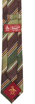 Thumbnail for your product : Original Penguin Franklin Striped Logo Silk Tie