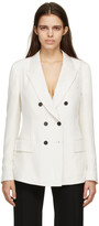 Thumbnail for your product : Tom Ford Off-White Twill Double-Breasted Blazer