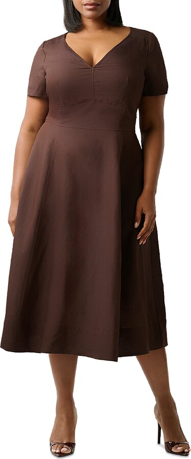 Estelle Plus Akira Midi Dress