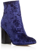 Thumbnail for your product : Rebecca Minkoff Bojana Too Crushed Velvet High Heel Booties