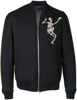 Alexander McQueen Dancing Skeleton bomber jacket