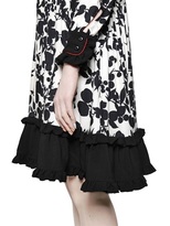 Thumbnail for your product : I'M Isola Marras Floral Printed Viscose Cady Ruffle Dress