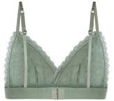 Thumbnail for your product : New Look Green Lace Trim Bralet
