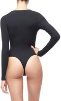 Thumbnail for your product : Ga Sale The Ribbed Henley Bodysuit