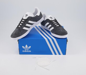 adidas Gazelle Trainers Dgh Solid Grey White Gold Met - ShopStyle Boys'  Shoes