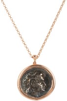 Thumbnail for your product : LATELITA - Roman Coin Ancient Pendant Necklace Rose Gold