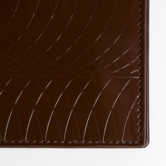 Paul Smith No.9 - Chocolate Brown Patent Leather Billfold Wallet