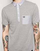 Thumbnail for your product : Fred Perry Polo Shirt With Contrast Pocket Slim Fit