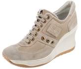 Thumbnail for your product : Ruco Line Rucoline Suede Wedge Sneakers