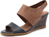 Thumbnail for your product : Django & Juliette Undez Navy-tan Sandals Womens Shoes Casual Heeled Sandals