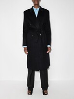 Thumbnail for your product : Low Classic Belted Double-Breasted Wool-Cashmere Coat