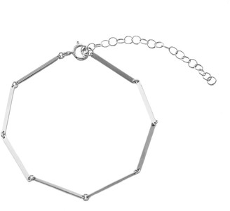 Ecoated Sterling Silver Link Chain Bracelet