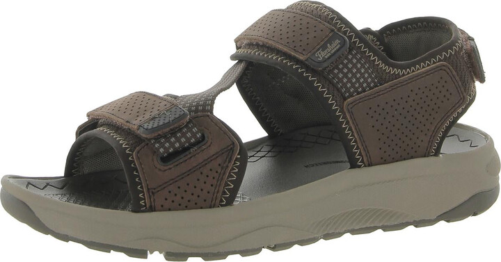 Tread Lite Mens Casual Ankle Strap Wedge Sandals