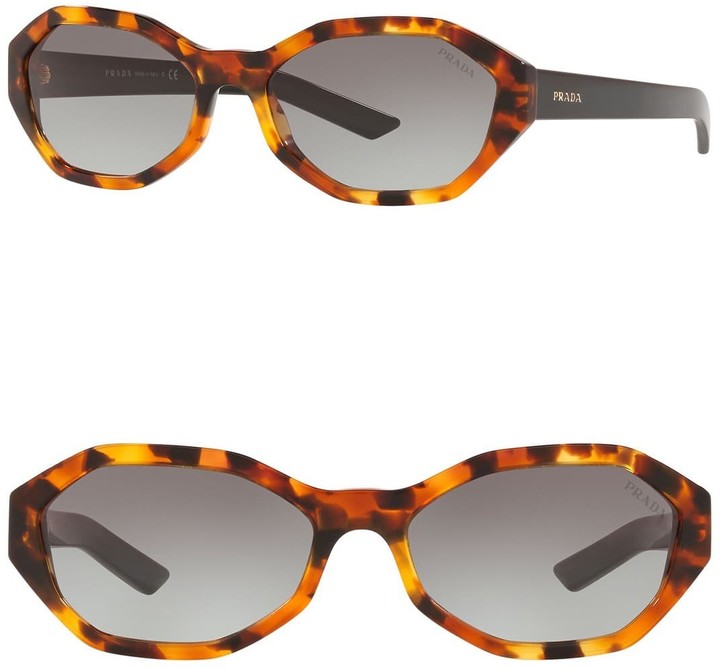 Prada Orange Women's Sunglasses with 