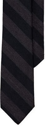 Ralph Lauren Striped Wool-Silk Narrow Tie