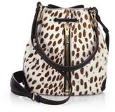 Thumbnail for your product : Elizabeth and James Cynnie Mini Spotted Calf Hair Bucket Bag